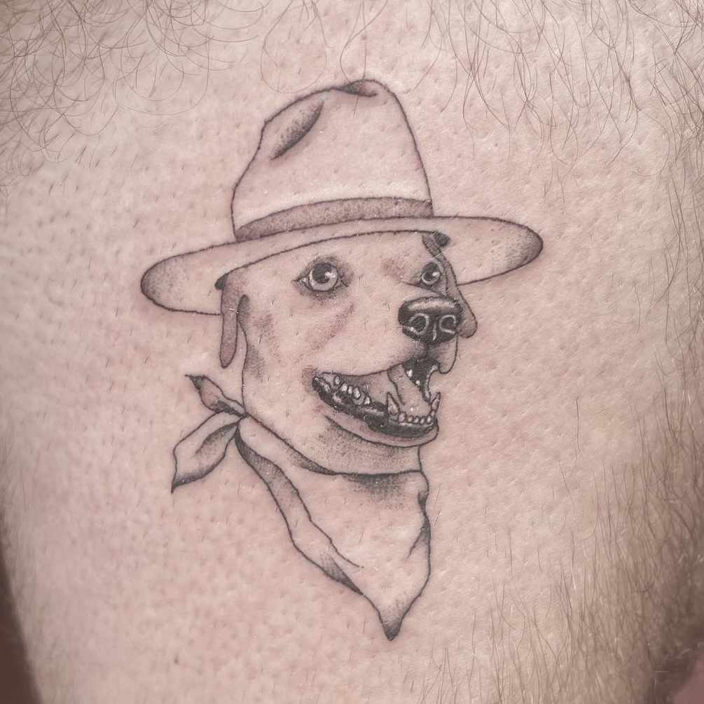 Fine line tattoo by Stephen Carballo, stephen carballo home import