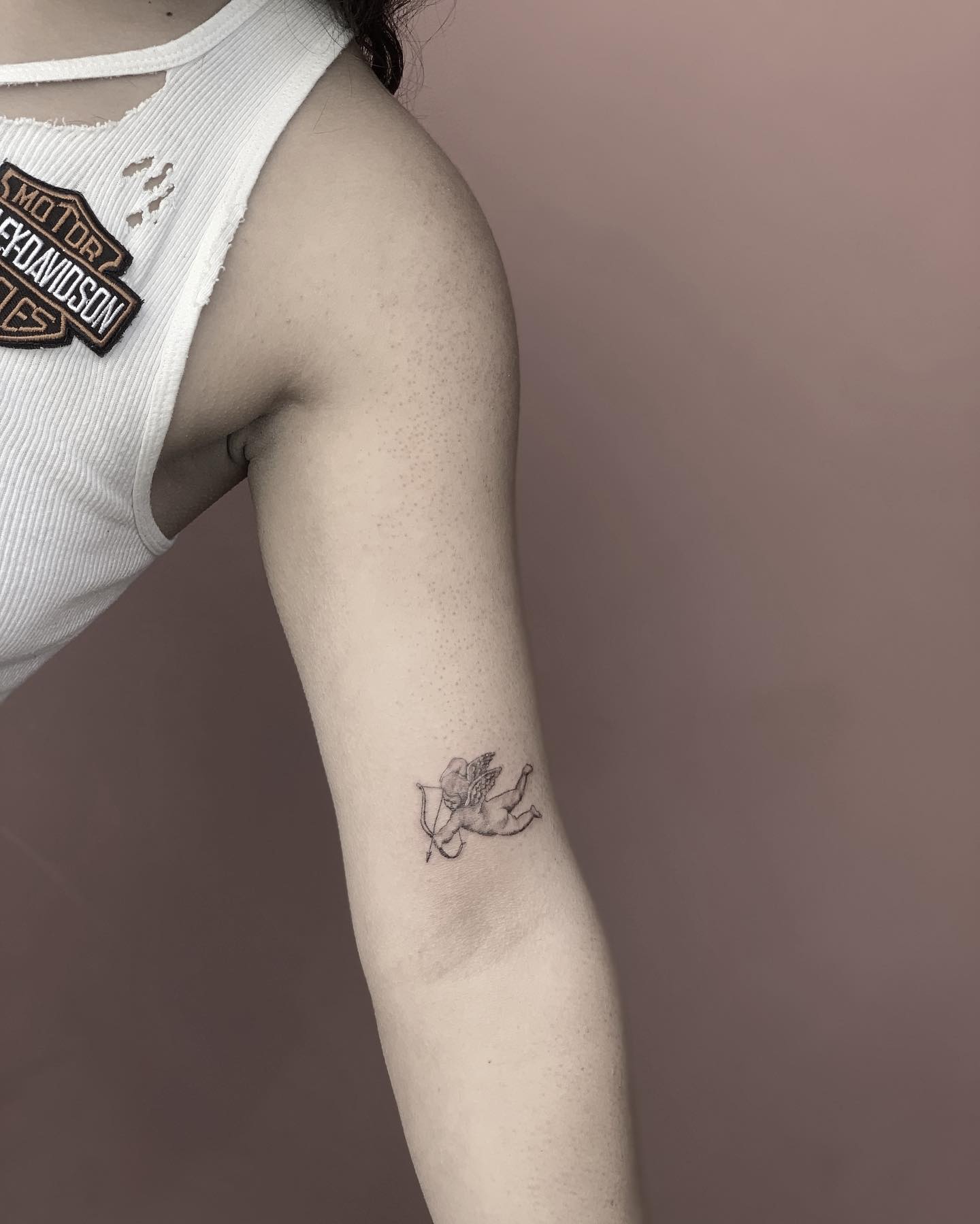 Fine line tattoo by Stephen Carballo