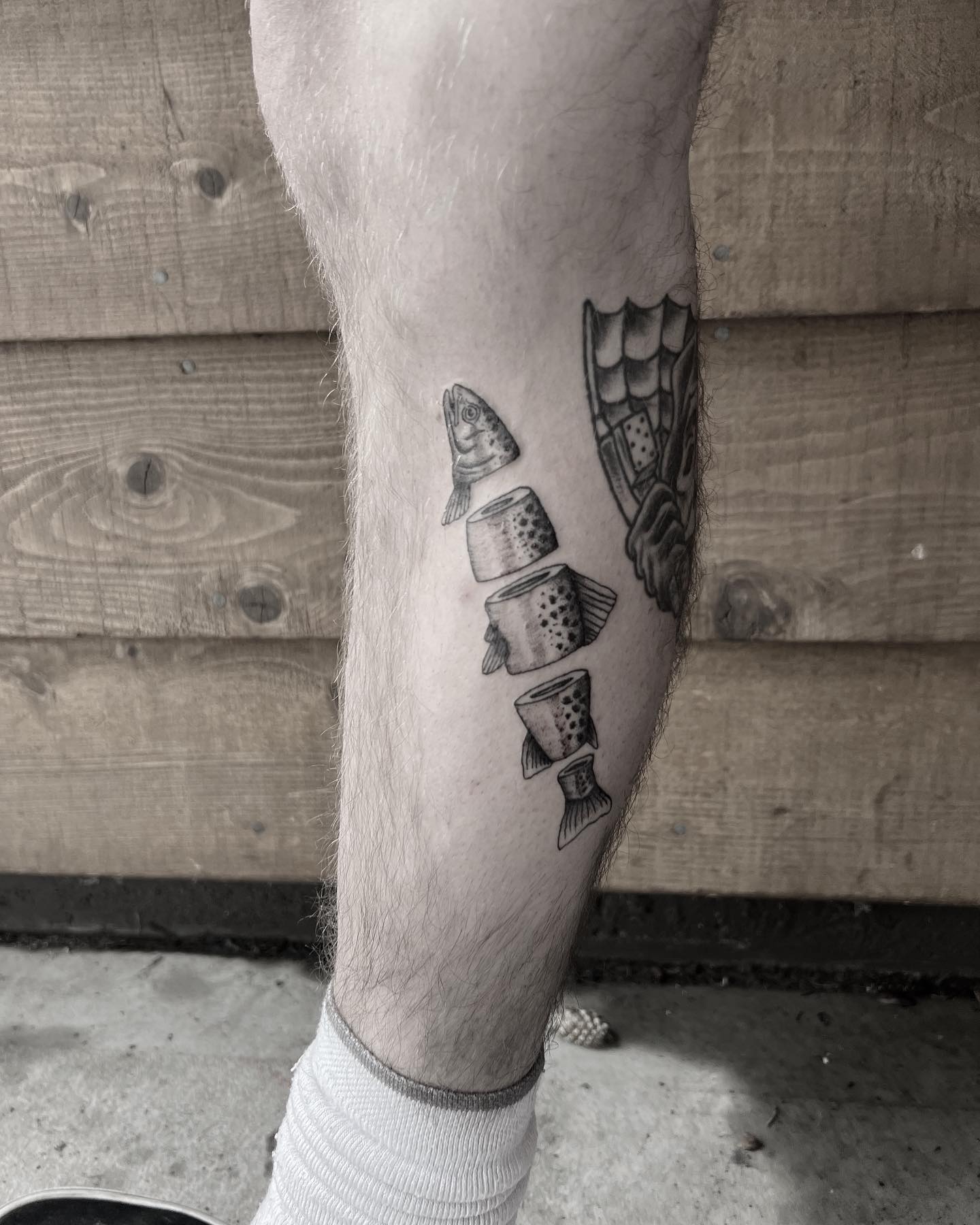 Fine line tattoo by Stephen Carballo