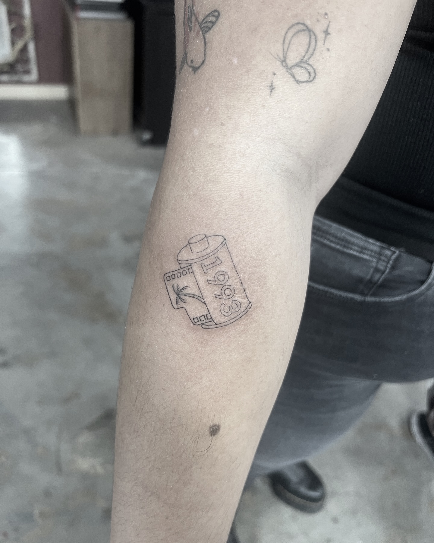 Fine line tattoo by Stephen Carballo