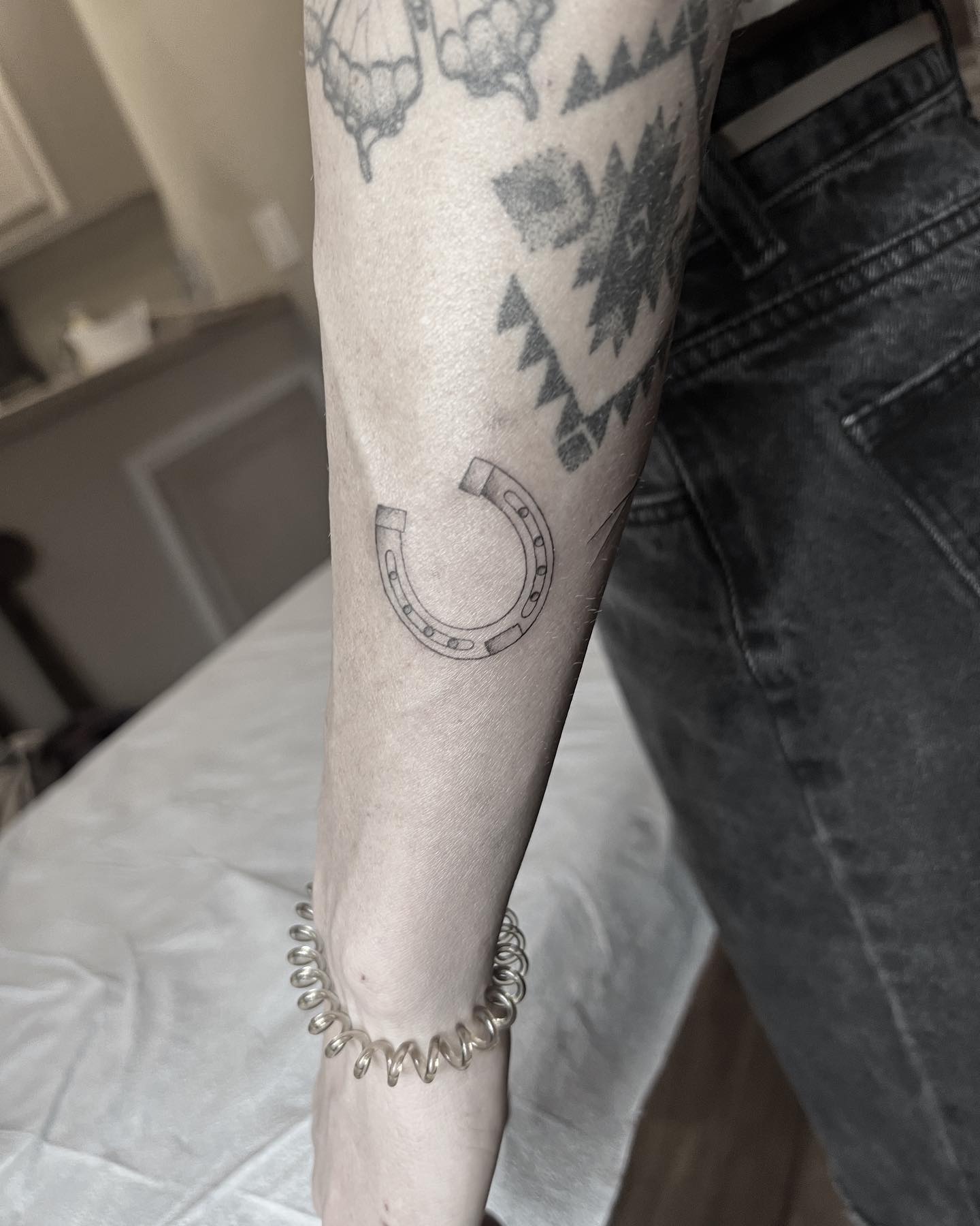 Fine line tattoo by Stephen Carballo