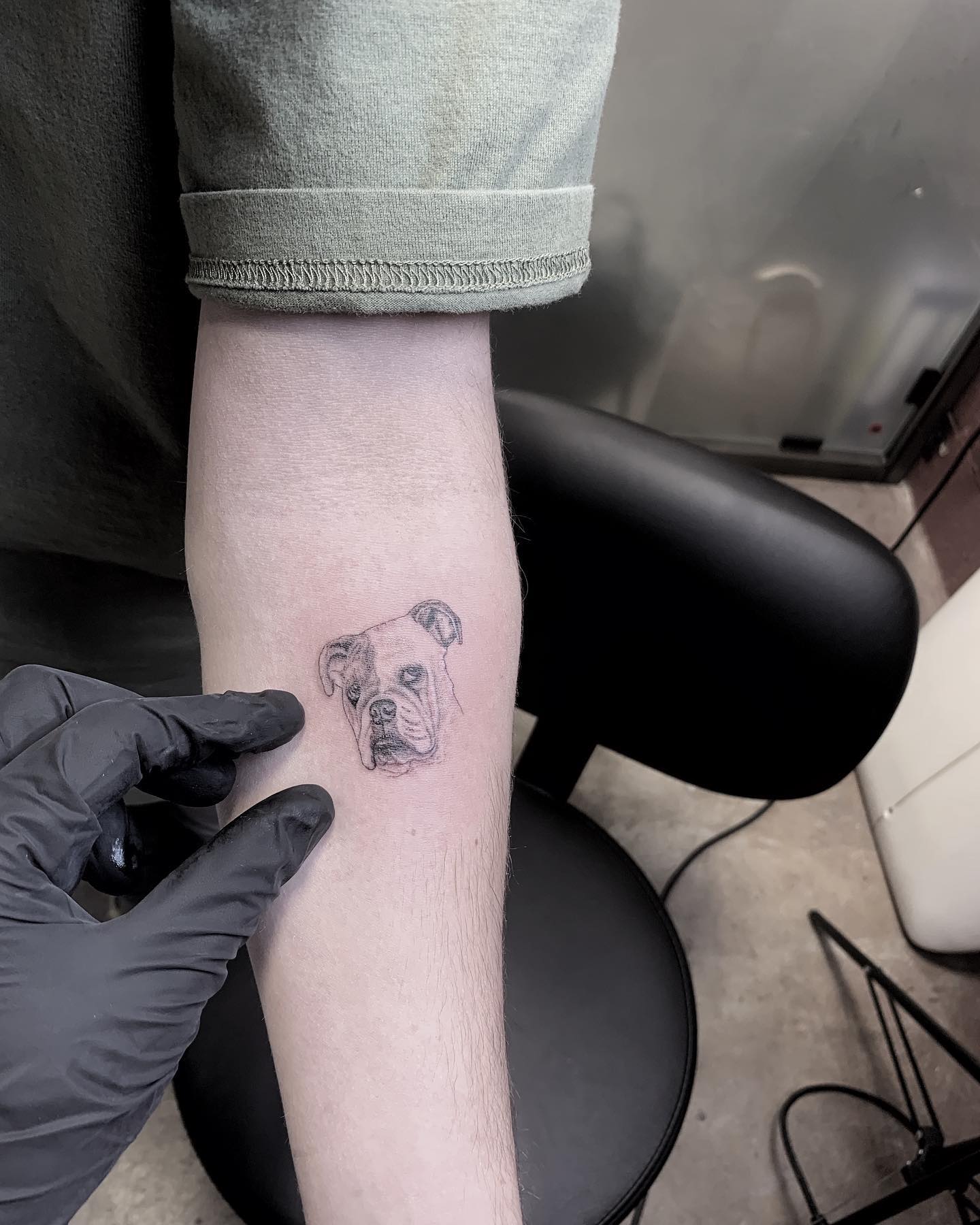 Fine line tattoo by Stephen Carballo