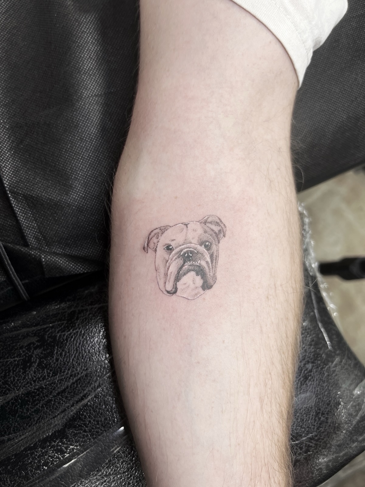 Fine line tattoo by Stephen Carballo